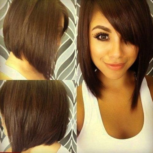 Short Medium Haircuts For Round Faces (Photo 7 of 15)