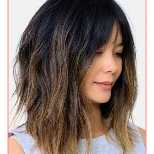 Best Medium Hairstyles With Bangs (Photo 10 of 20)