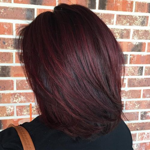 Burgundy Bob Hairstyles With Long Layers (Photo 2 of 20)