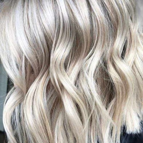 Icy Blonde Beach Waves Haircuts (Photo 12 of 20)