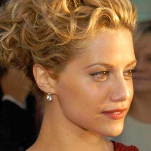 Updo Hairstyles For Medium Curly Hair (Photo 14 of 15)