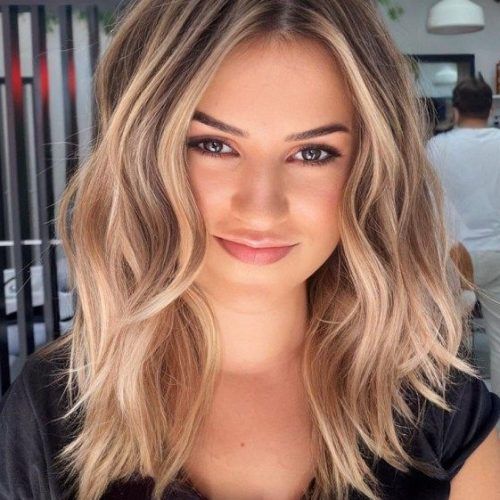 Waves Haircuts With Blonde Ombre (Photo 7 of 20)