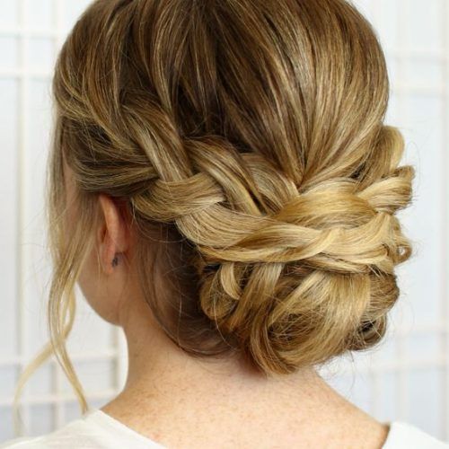 Braided Updo For Blondes (Photo 9 of 15)