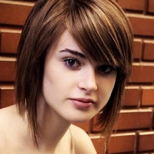Medium Bob Hairstyles With Side Bangs (Photo 6 of 15)