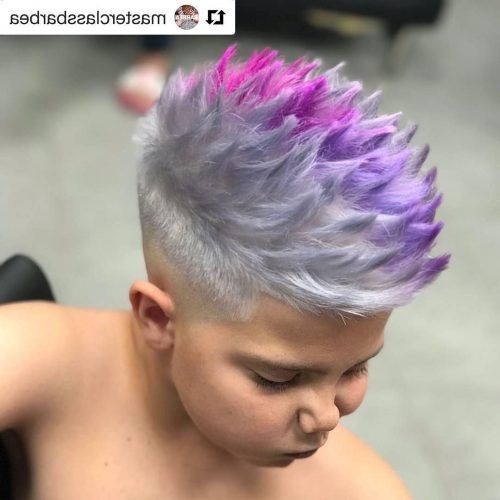 Lavender Haircuts With Side Part (Photo 12 of 20)
