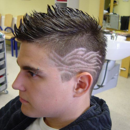 High Mohawk Hairstyles With Side Undercut And Shaved Design (Photo 9 of 20)
