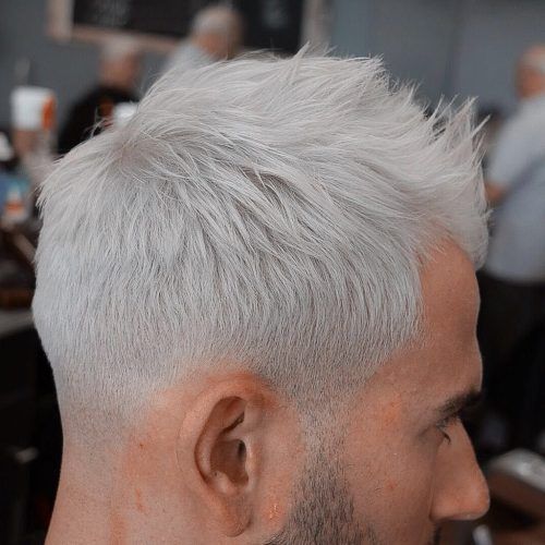 Silvery White Mohawk Hairstyles (Photo 11 of 20)
