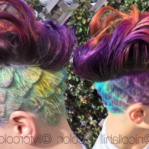 Lavender Ombre Mohawk Hairstyles (Photo 19 of 20)