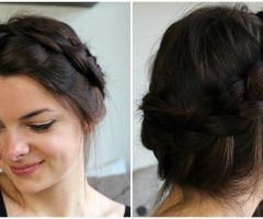 20 Inspirations Messy Crown Braided Hairstyles