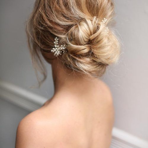Messy Updos Wedding Hairstyles (Photo 10 of 15)