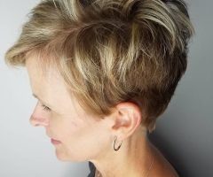 20 Best Collection of Messy Pixie Hairstyles with Chunky Highlights