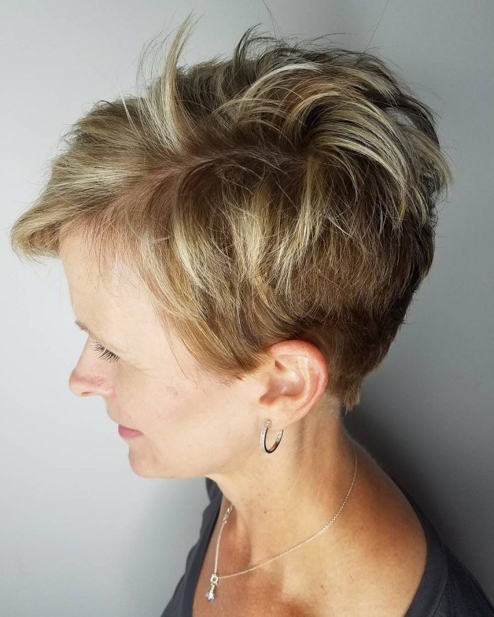 20 Best Collection of Messy Pixie Hairstyles with Chunky Highlights