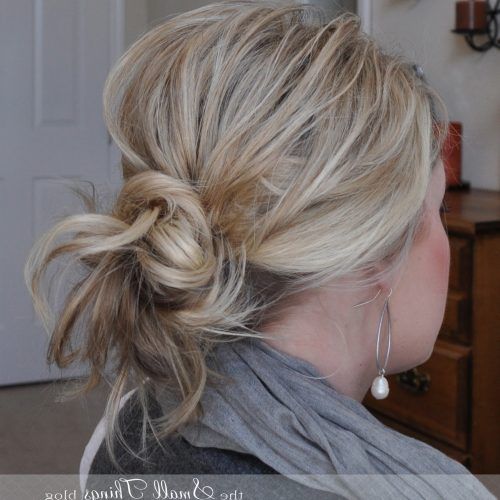 Curled-Up Messy Ponytail Hairstyles (Photo 18 of 20)
