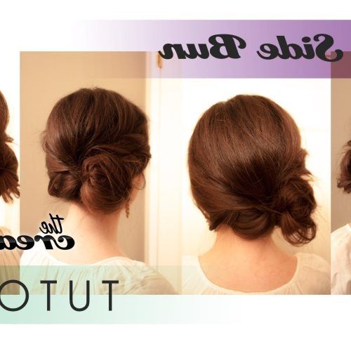 Quick Messy Bun Updo Hairstyles (Photo 14 of 15)
