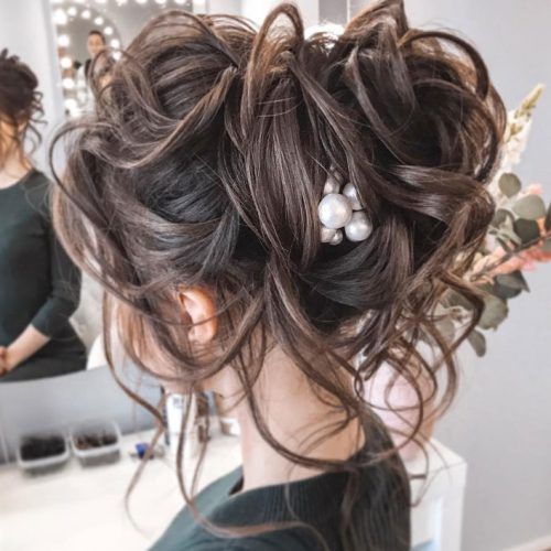 Messy Updo For Long Hair (Photo 2 of 15)
