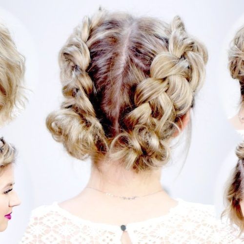 Pony Hairstyles With Wrap Around Braid For Short Hair (Photo 4 of 20)
