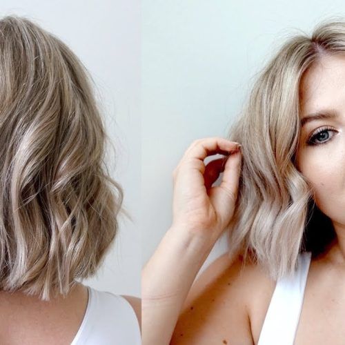 Ice Blonde Lob Hairstyles (Photo 18 of 20)