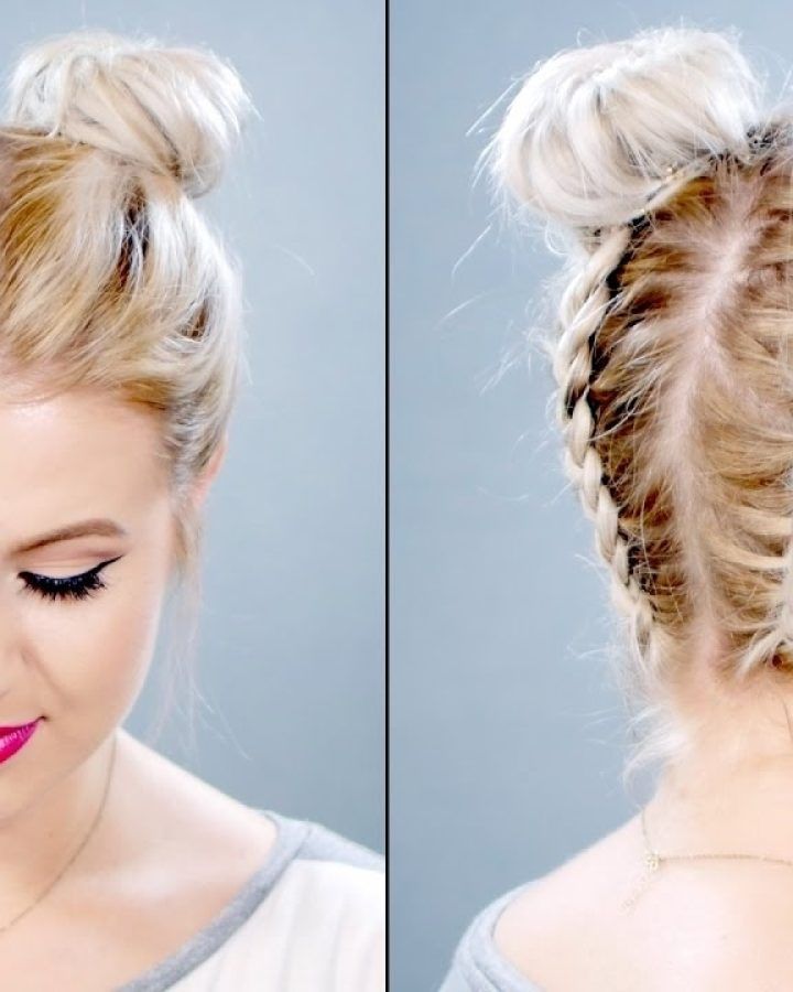 15 Best Collection of Double Braids Updo Hairstyles