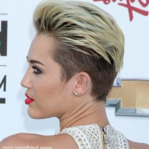 Miley Cyrus Short Hairstyles (Photo 11 of 20)