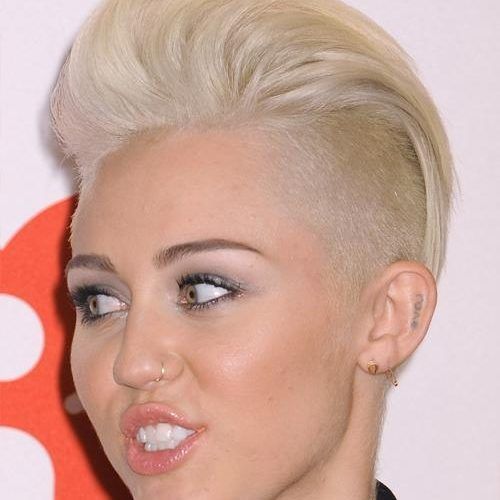 Miley Cyrus Short Hairstyles (Photo 6 of 20)