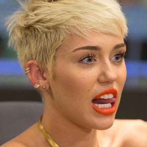 Miley Cyrus Pixie Haircuts (Photo 2 of 20)