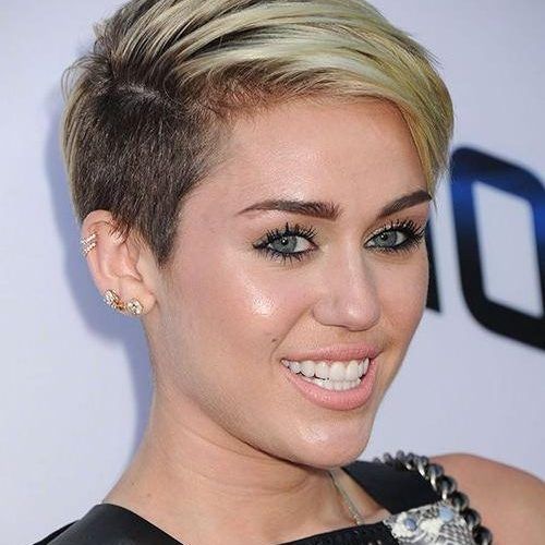 Miley Cyrus Short Hairstyles (Photo 9 of 20)