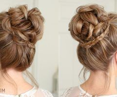 2024 Latest Mini Braided Buns Updo Hairstyles