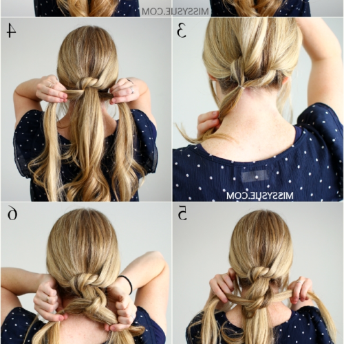 Braided And Knotted Ponytail Hairstyles (Photo 1 of 20)