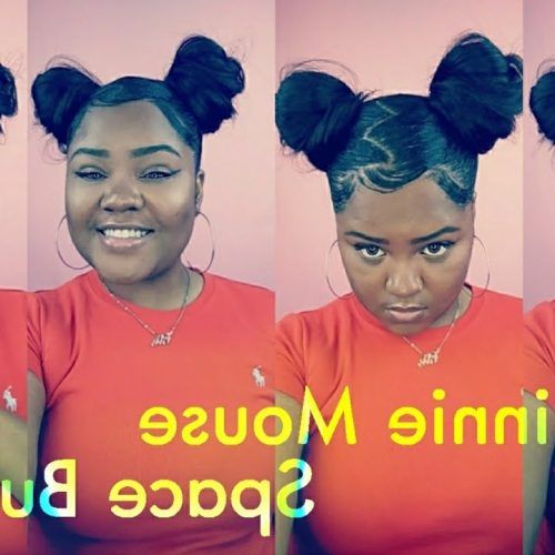 Minnie Mouse Buns Braid Hairstyles (Photo 12 of 20)