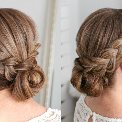 Double-Crown Updo Braided Hairstyles (Photo 8 of 20)