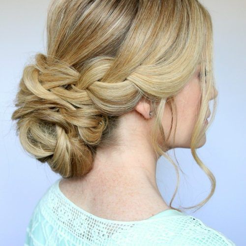 Updos Hairstyles Low Bun Haircuts (Photo 11 of 20)