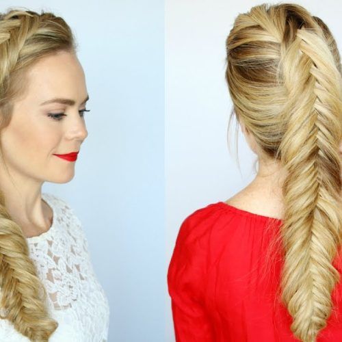 Mermaid Braid Hairstyles With A Fishtail (Photo 20 of 20)