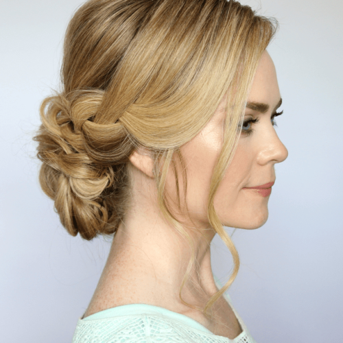 Updos Hairstyles Low Bun Haircuts (Photo 20 of 20)