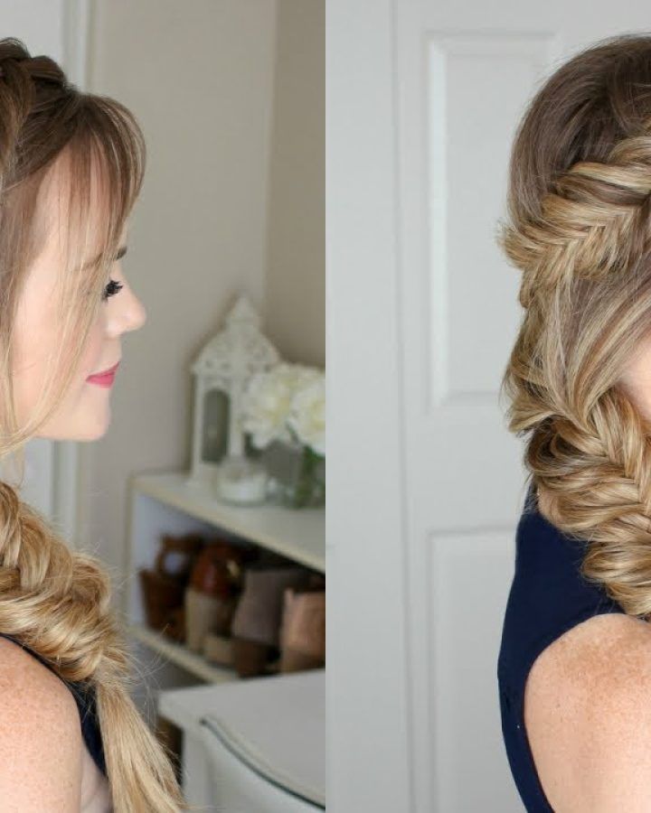 20 Photos Fishtail Side Braided Hairstyles