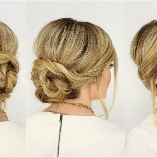 Twisted Low Bun Hairstyles For Prom (Photo 17 of 20)