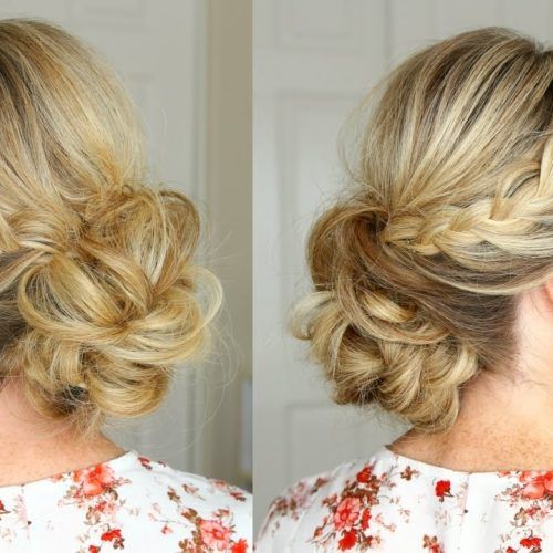 Messy Pony Hairstyles With Lace Braid (Photo 4 of 20)