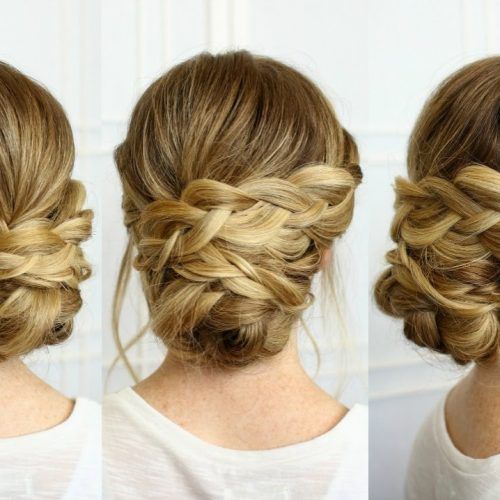 Braided Updo With Curls (Photo 3 of 15)