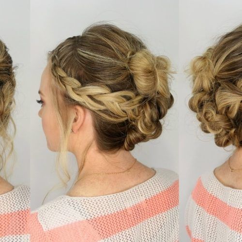 Easy Casual Braided Updo Hairstyles (Photo 2 of 15)