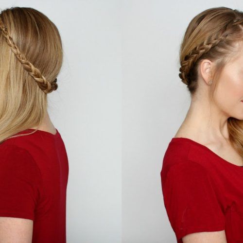 Side Swept Brunette Waves Hairstyles For Prom (Photo 14 of 20)