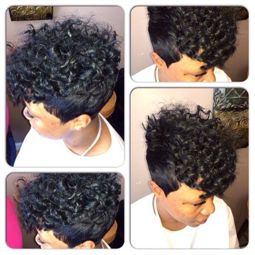 Curly Weave Mohawk Haircuts (Photo 8 of 20)