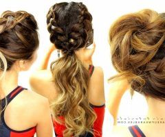 20 Inspirations Unique Braided Up-do Ponytail Hairstyles