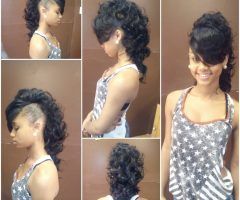20 Photos Curly Weave Mohawk Haircuts