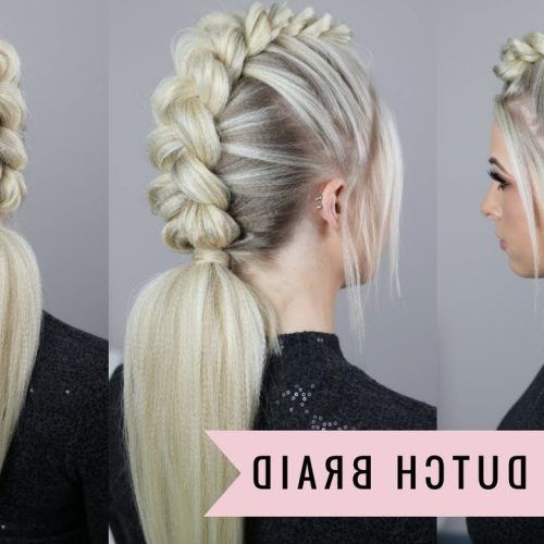 Mohawk Braid And Ponytail Hairstyles (Photo 10 of 20)