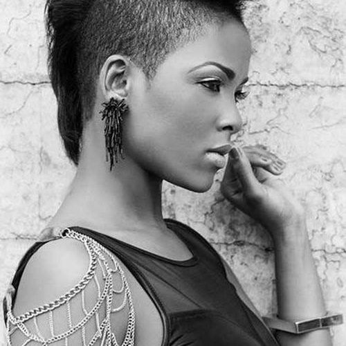Mohawk Short Hairstyles For Black Women (Photo 12 of 20)