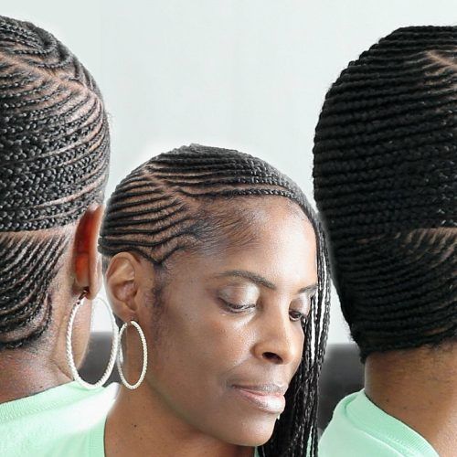 Back And Forth Skinny Braided Hairstyles (Photo 5 of 20)