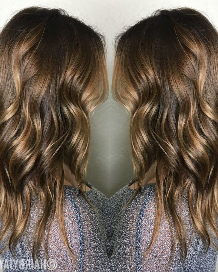 Beige Balayage for Light Brown Hair