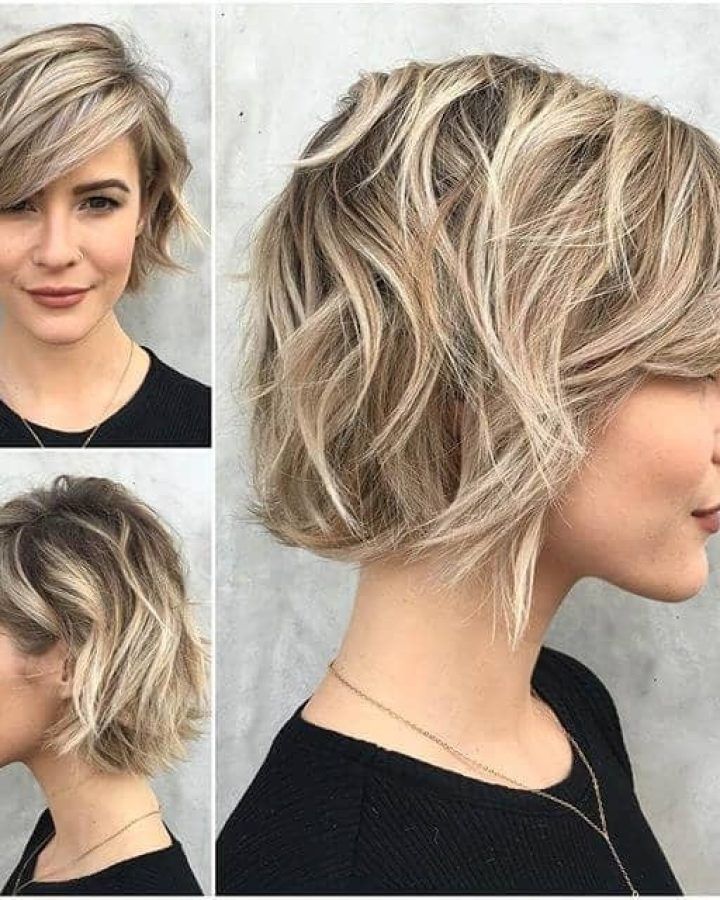 15 Collection of Cropped Tousled Waves and Side Bangs