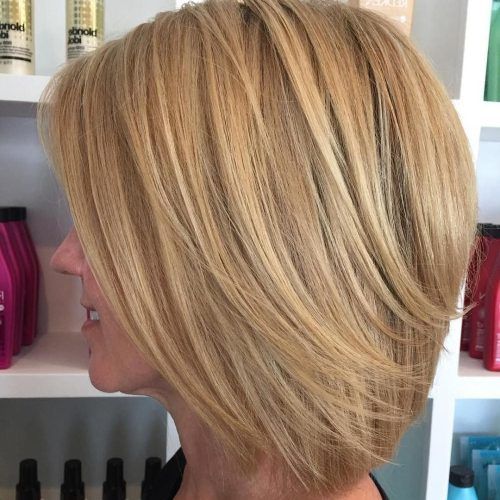 Curly Caramel Blonde Bob Hairstyles (Photo 10 of 20)