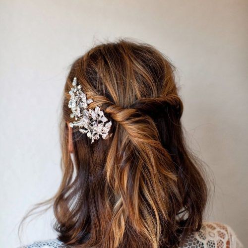 Diy Wedding Hairstyles For Shoulder Length Hair (Photo 11 of 15)
