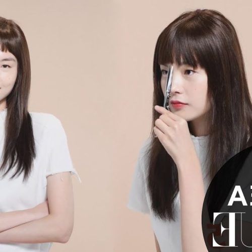 Eye-Covering Bangs Asian Hairstyles (Photo 5 of 20)